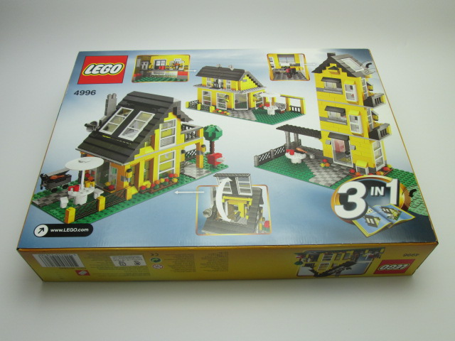 LEGO買取紹介：LEGO 4996 クリエイターコテージ パッケージ裏