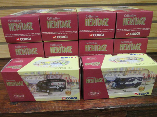 CORGI製のHERITAGEシリーズなどのミニカーを買取させて頂きました。