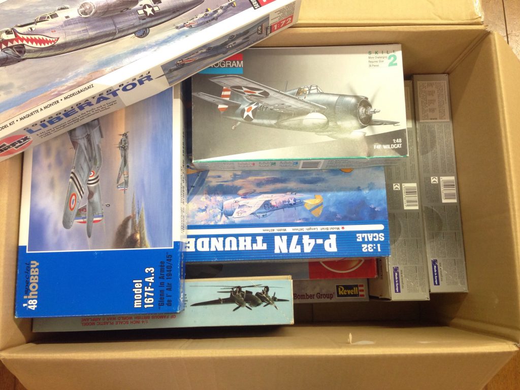 飛行機プラモデルの宅配買取