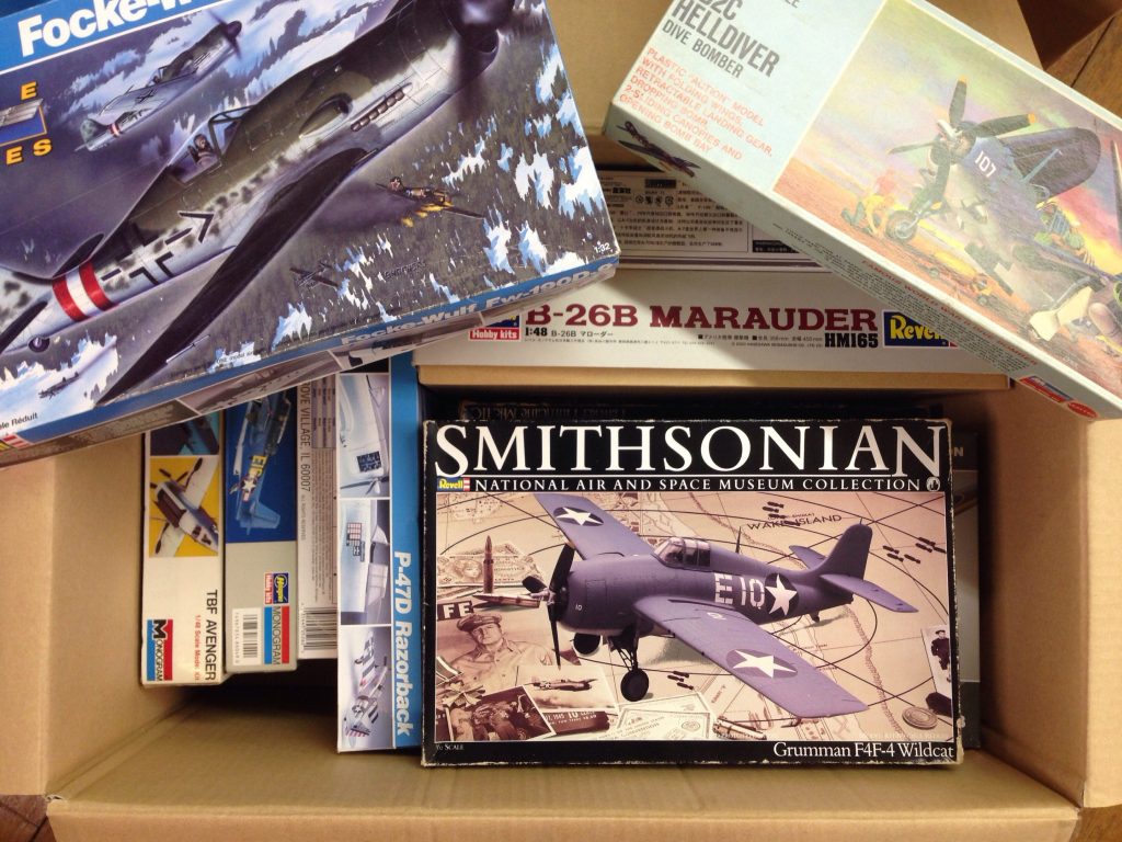 飛行機プラモデルの宅配買取