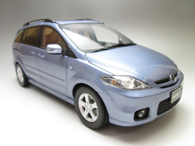 MONDSEE 1/18 MAZDA5 シルバーダイキャストモデル