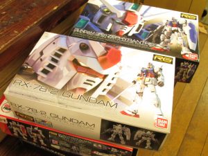 バンダイ RG 1/144  ガンダムメカニカルクリアなどガンプラを買取させて頂きました。