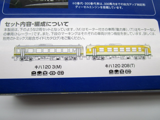 トミックス 92174 キハ120形ディーゼルカー(木次線) セット内容