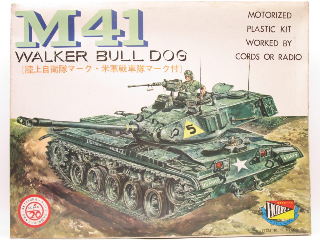 日本ホビー工業 1/20 M41偵察戦車 ウォーカーブルドッグを買取させて頂きました！