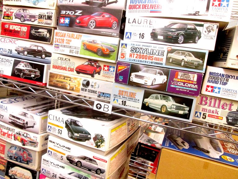 日東やマルイなど、懐かしの乗用車やレーシングカーのプラモデルを兵庫県姫路市より買取り頂きました！