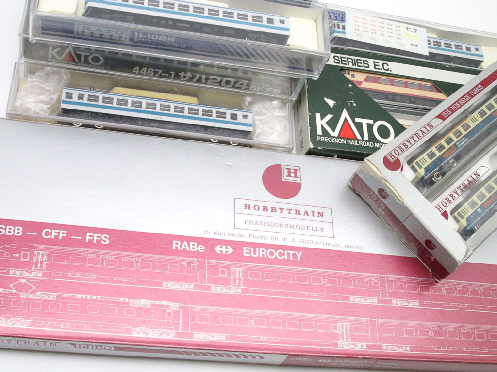 KATO スイス国鉄ユーロシティなど海外車両のNゲージを買取頂きました！