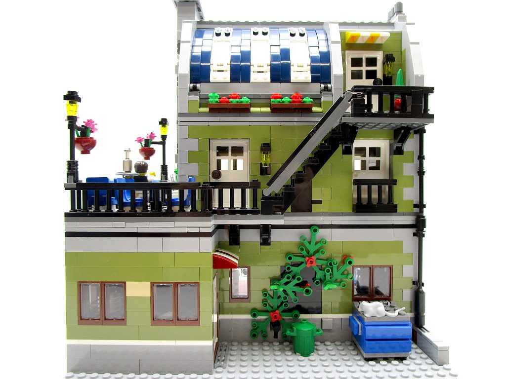 LEGO クリエイター 10243 パリのレストラン 裏側