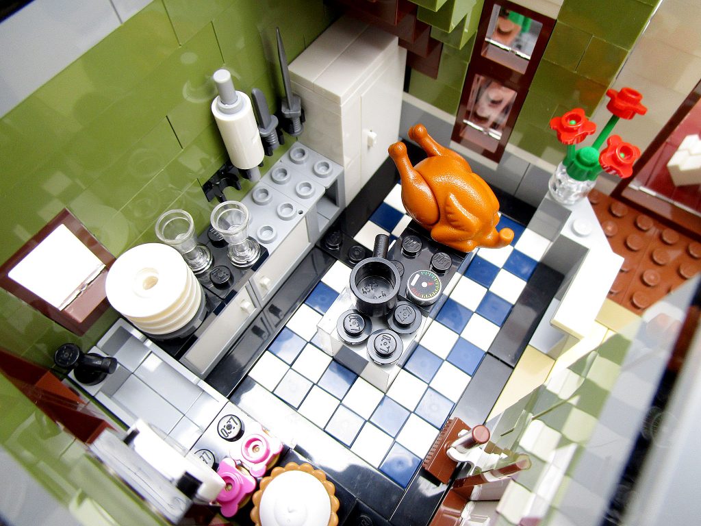 LEGO クリエイター 10243 パリのレストラン レストランの厨房