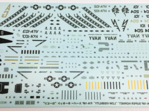 ハセガワ 1/48 F/A-18F スーパーホーネット ロービジ デカール