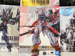 買取させていただいた METAL BUILD ガンダムアストレイ レッドフレーム改 オルタナティブストライクver.