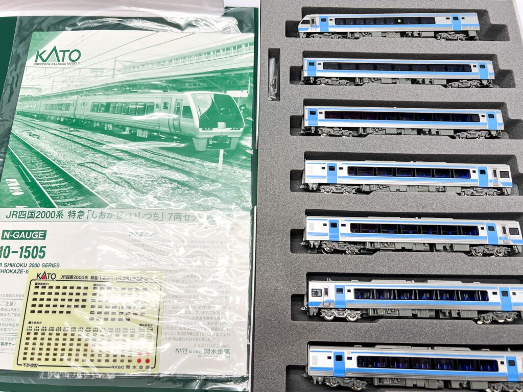 KATO Nゲージ 10-1505 JR四国2000系 特急 しおかぜ いしづち 7両セット 鉄道模型買取