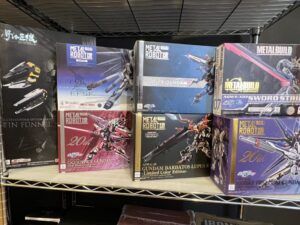 買取実績:バンダイ METAL ROBOT魂 インフィニットジャスティスガンダム 20th Anniversary ver. など
