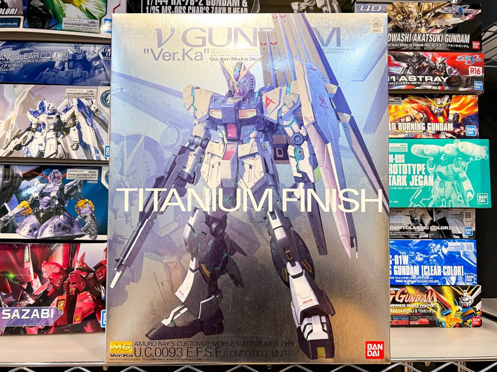買取実績:バンダイ MG 1/100 νガンダム チタニウムフィニッシュ