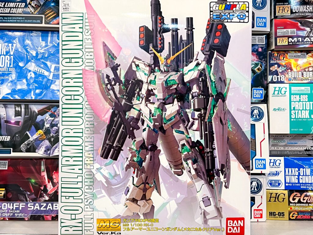 買取実績:バンダイ MGEX 1/100 ガンプラEXPO限定 フルアーマー・ユニコーンガンダム メカニカルクリアver.