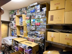 神奈川県相模原市へ、700点を超えるガンプラの出張買取に伺いました！