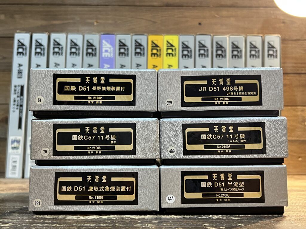 買取実績:天賞堂 Nゲージ 国鉄D51 鷹取式集煙装置付 など