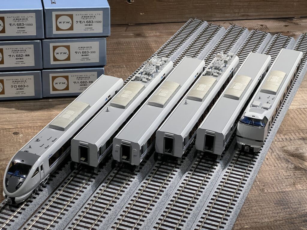 買取実績:カツミ HOゲージ JR西日本683系サンダーバード基本6両セット