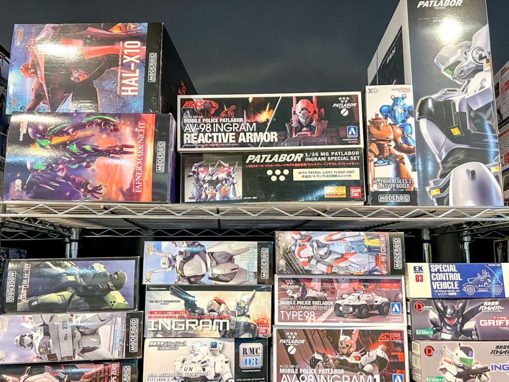 買取実績:パトレイバーのプラモデルやフィギュア