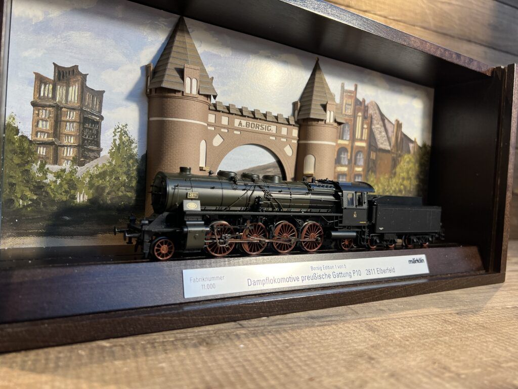 買取実績:メルクリン HOゲージ 37938 Borsig Edition 1 von 5の斜め横から