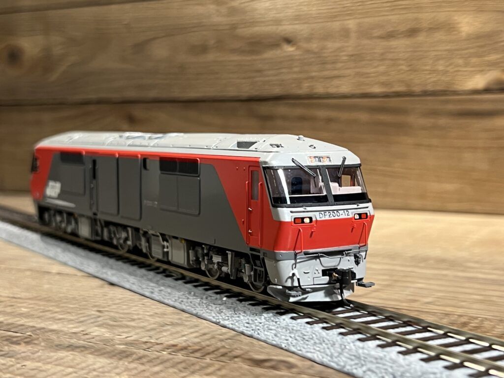 買取実績:ムサシノモデル JRF DF200 4次量産車 前照灯を点灯