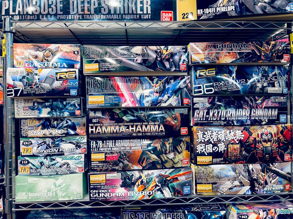 買取実績:バンダイ 1/100 MG 真武者頑駄無 戦国の陣 など