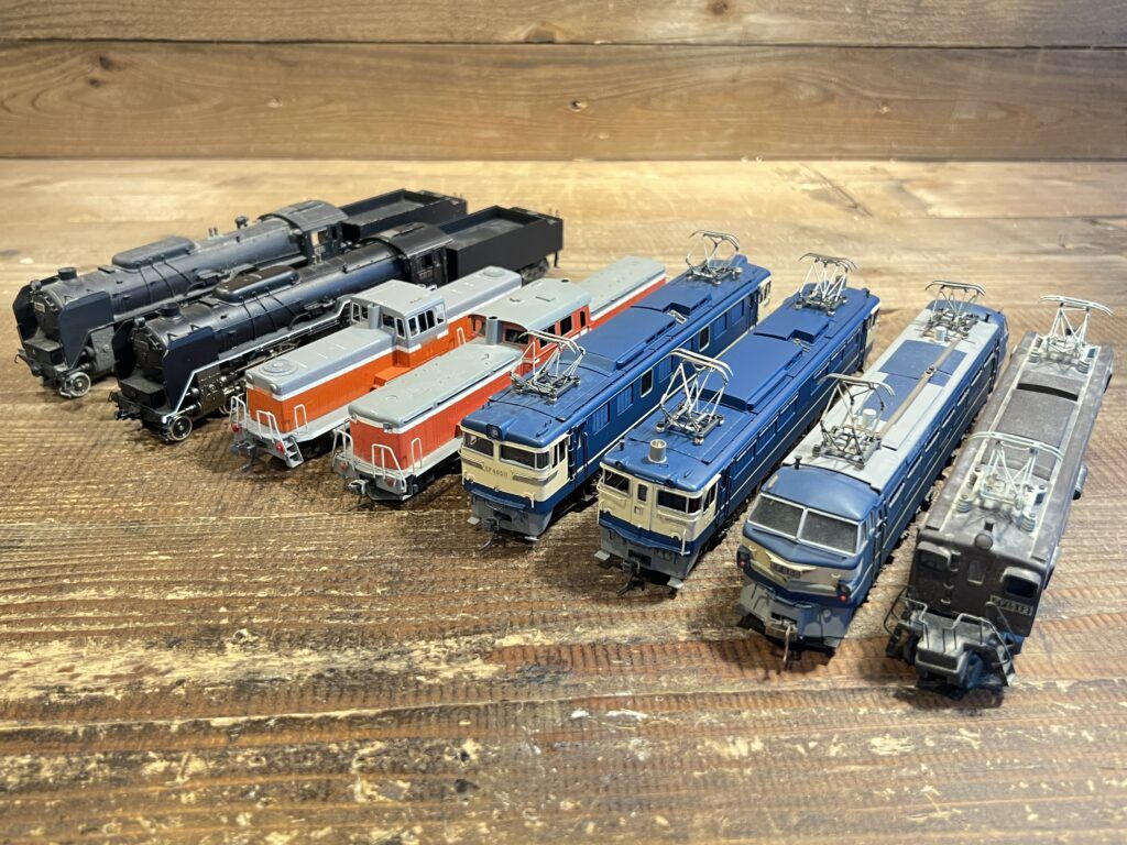 買取実績:HOゲージ DD51やEF65などの国鉄を代表する機関車