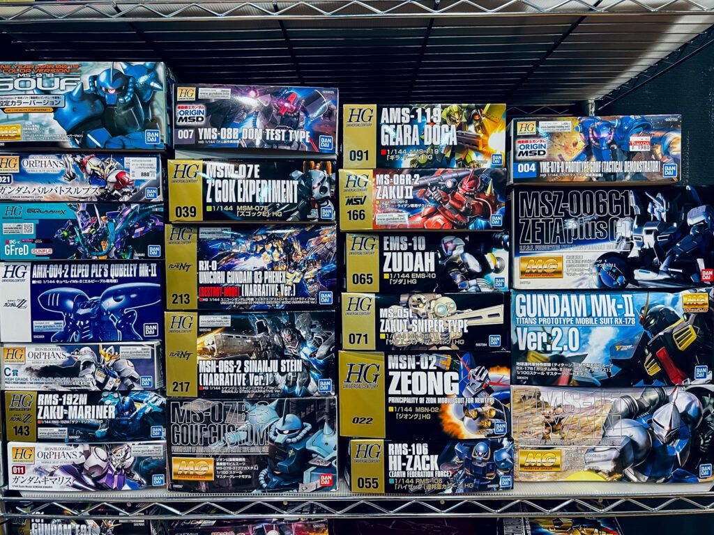 買取実績:バンダイ HG 1/144 ズゴックEなど