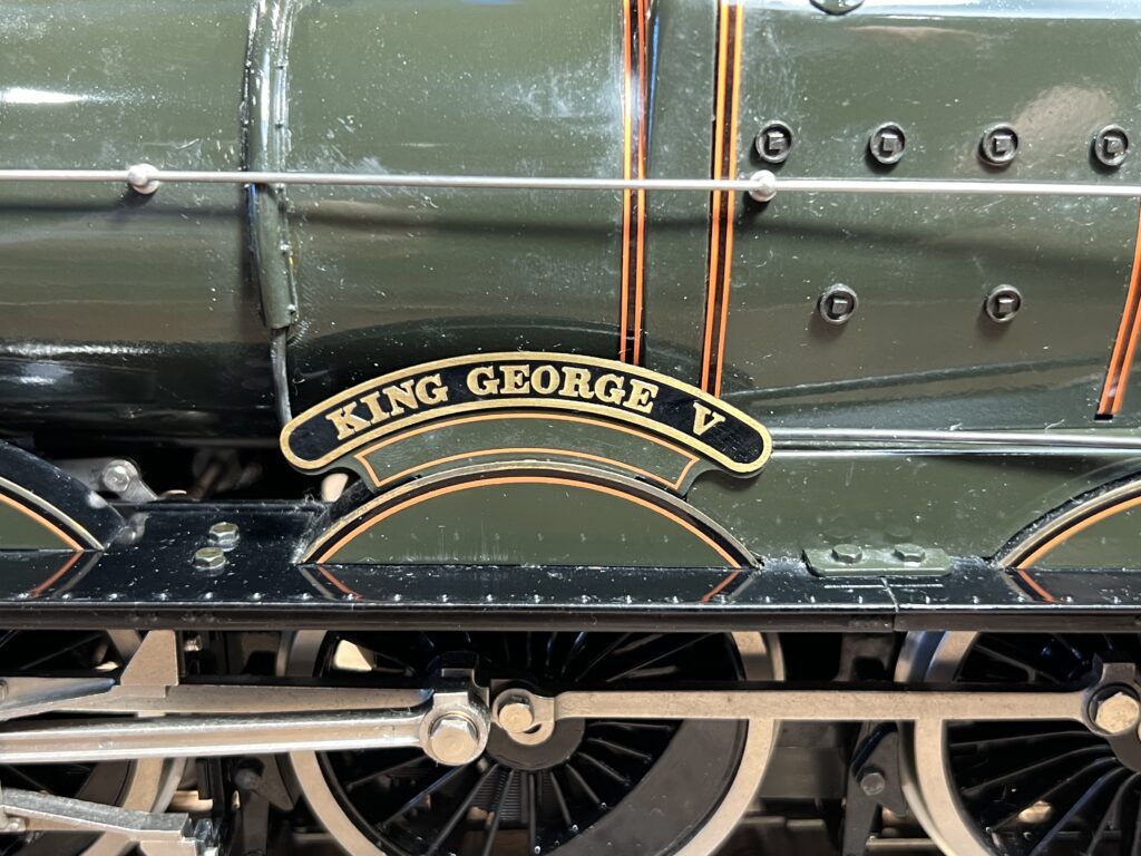 買取実績:1番ゲージ ASTER HOBBY GWR 6000 KING GEORGE V 銘板